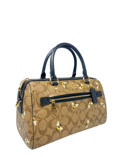 Bolso "Rowan Satchel In Signature Canvas With Bee Print"