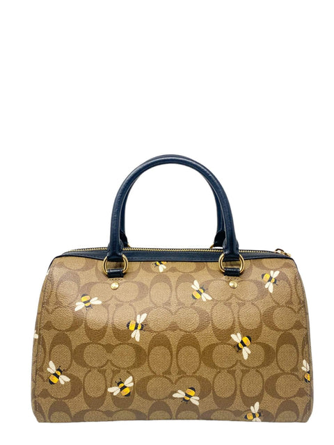 Bolso "Rowan Satchel In Signature Canvas With Bee Print"
