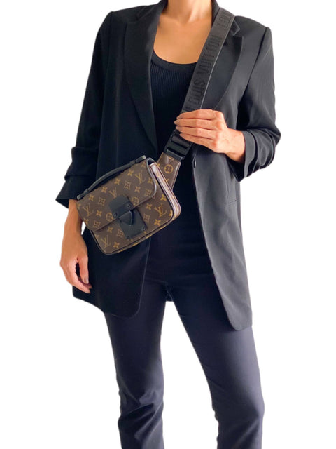 Bolso "Monogram Macassar S Lock Messenger Bag"