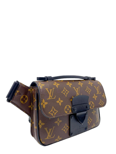 Bolso "Monogram Macassar S Lock Messenger Bag"