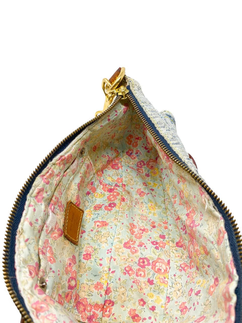 Bolso "Monogram Denim Patchwork Pouchy Bag"