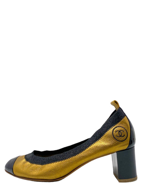 Tacones "Stretch Spirit Interlocking CC Logo Pumps"