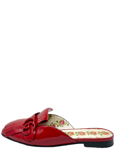 Mules "Running GG Logo Patent Leather Mules""