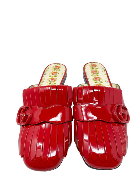 Mules "Running GG Logo Patent Leather Mules""