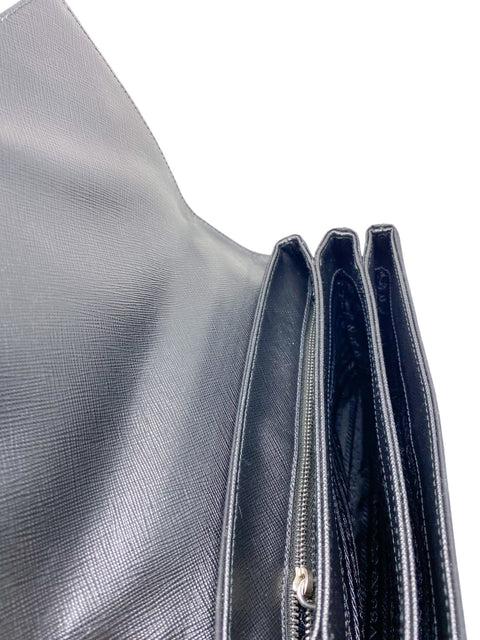 Bolso "Saffiano Tessuto Nylon Chain Shoulder Bag"