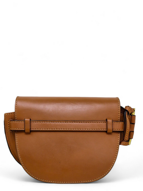 Bolso "Mini Gate Dual Bag in Soft Calfskin and Jacquard"