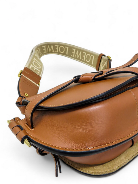 Bolso "Mini Gate Dual Bag in Soft Calfskin and Jacquard"