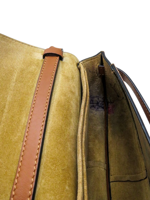 Bolso "Mini Gate Dual Bag in Soft Calfskin and Jacquard"