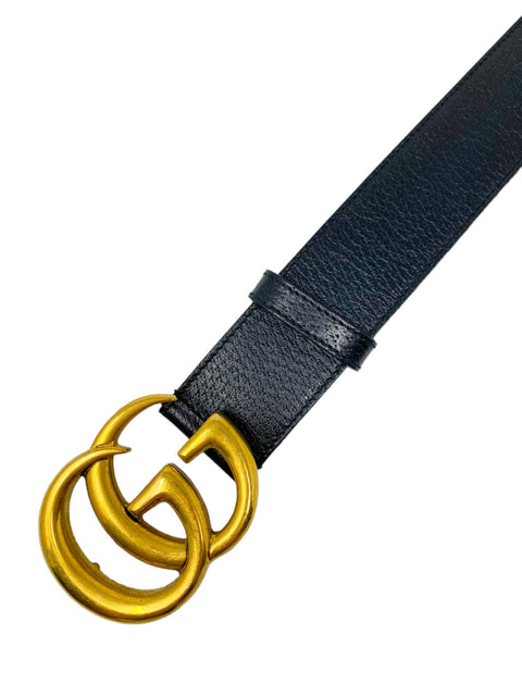 Correa "Leather Belt With Double G Buckle"