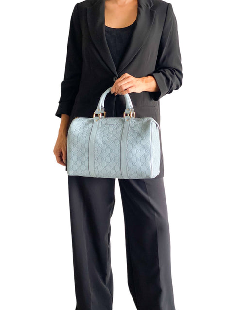 Bolso "Leather Boston Bag"
