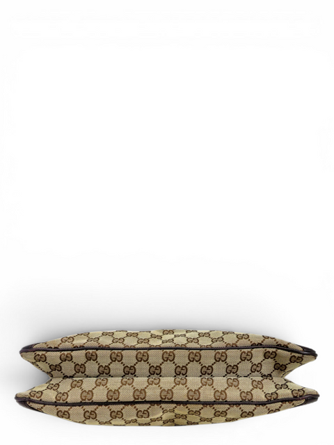 Bolso "Monogram GG Canvas Horsebit Chain Shoulder Bag"