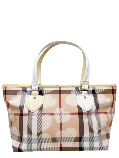 Bolso "Burberry Brown Corazones House Check"