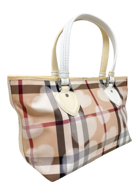 Bolso "Burberry Brown Corazones House Check"