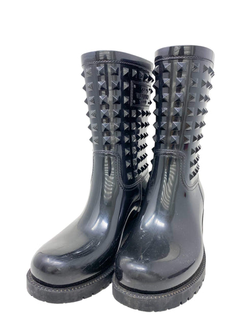 Botas "Rockstud Accents Rubber Rain Boots"