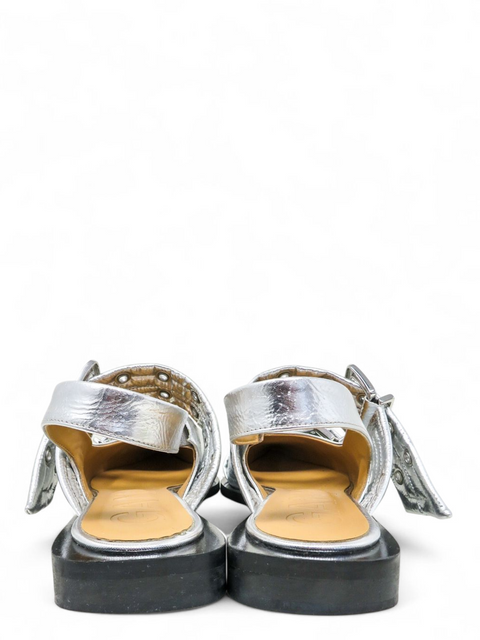 Baletas "Silver Buckle Ballerina Ballet Flats"