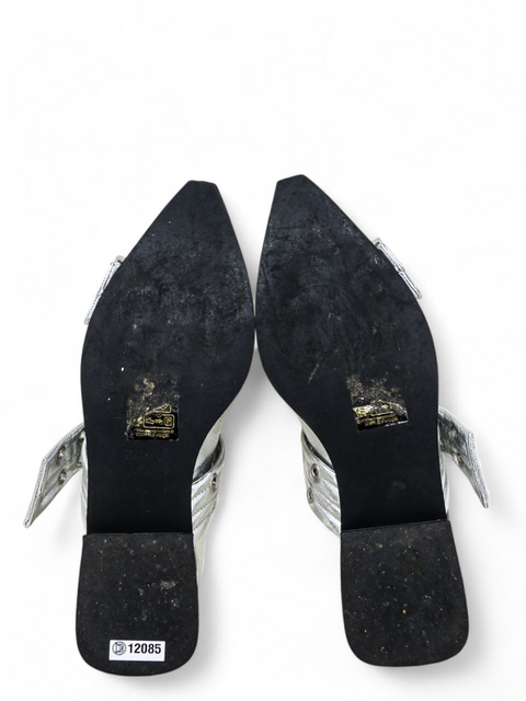 Baletas "Silver Buckle Ballerina Ballet Flats"