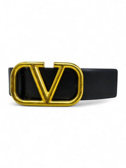 Correa "Reversibe VLogo Signature Belt In Glossy Calfskin"