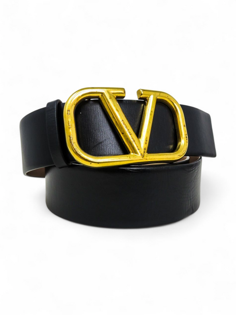 Correa "Reversibe VLogo Signature Belt In Glossy Calfskin"
