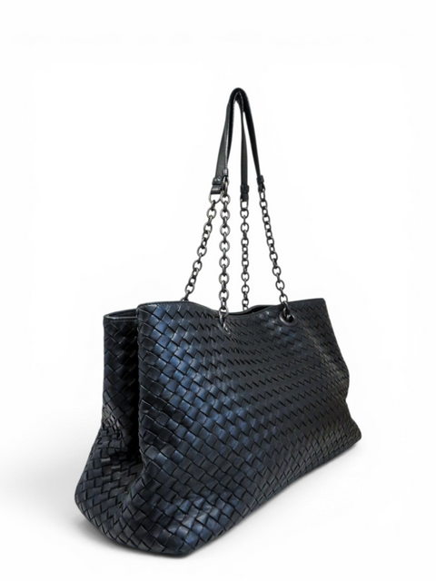 Bolso "Nappa Intrecciato Classic chain Tote"