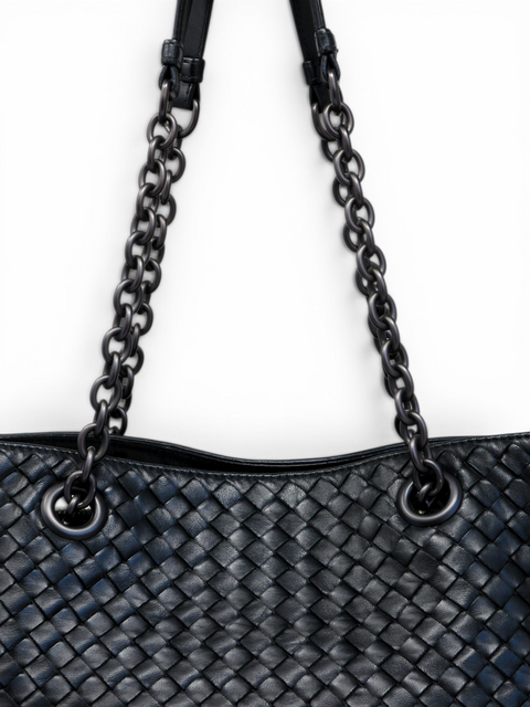 Bolso "Nappa Intrecciato Classic chain Tote"