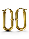 Aretes "Chain Hoop Earrings"