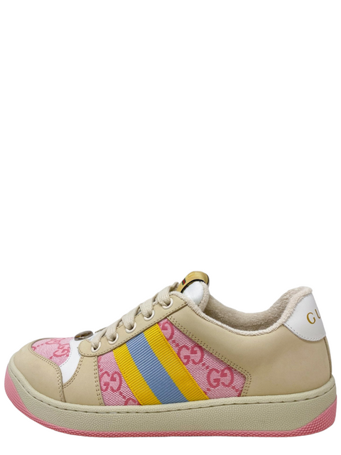 Tenis "Web Accent Leather Sneakers"