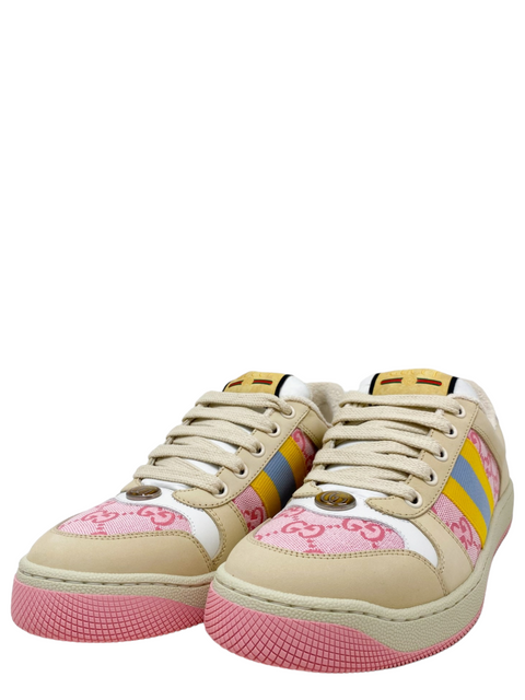 Tenis "Web Accent Leather Sneakers"