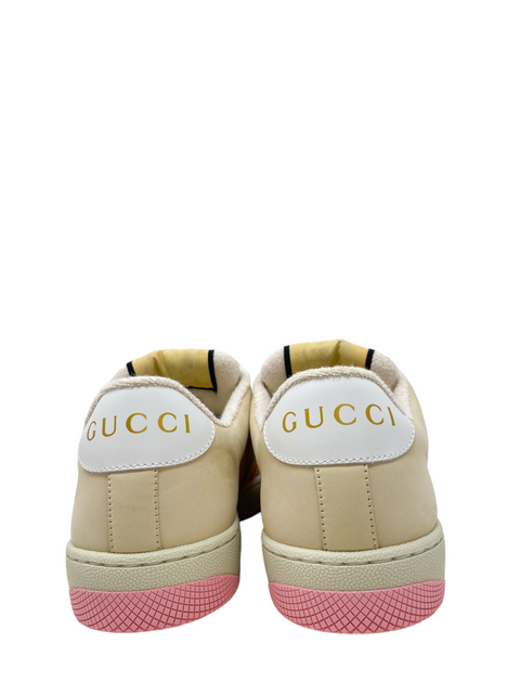 Tenis "Web Accent Leather Sneakers"