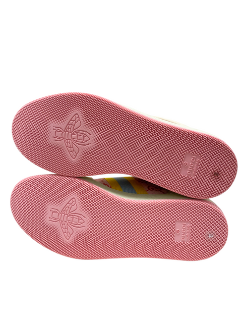 Tenis "Web Accent Leather Sneakers"