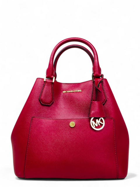 Bolso "Greenwich Saffiano Leather Satchet"