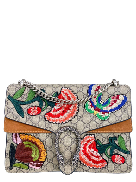 Bolso "GG Supreme Monogram Embroidered Dionysus"