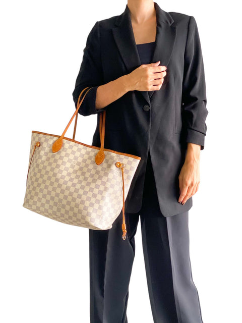 Bolso "Damier Azur Neverfull MM"