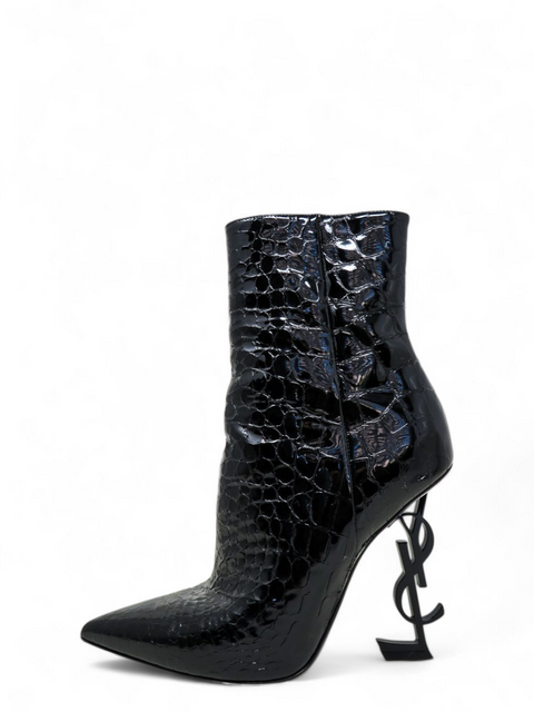Botines "Opyum Croc Embossed Patent Leather"