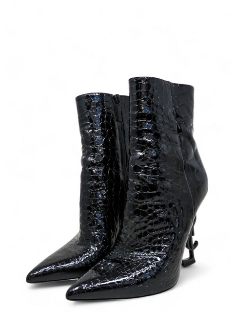 Botines "Opyum Croc Embossed Patent Leather"