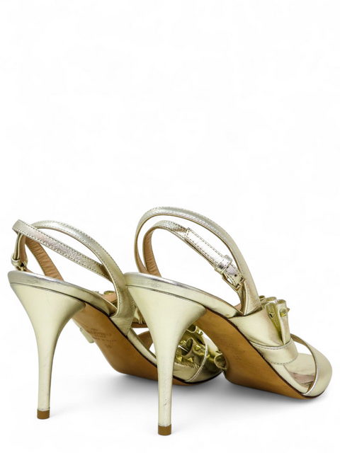 Tacones Champagne