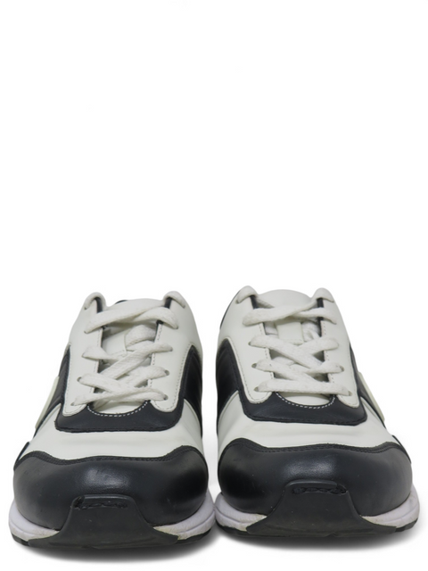 Tenis "Interlocking G Logo Leather Sneakers"