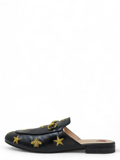 Mules "1955 Horsebit Accent Leather Mules"