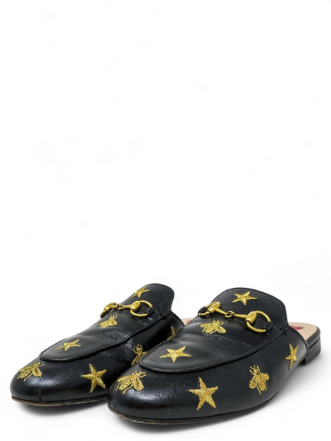 Mules "1955 Horsebit Accent Leather Mules"