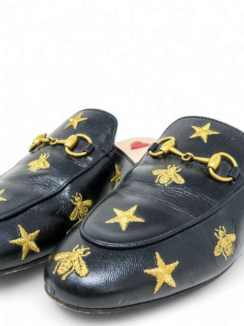 Mules "1955 Horsebit Accent Leather Mules"