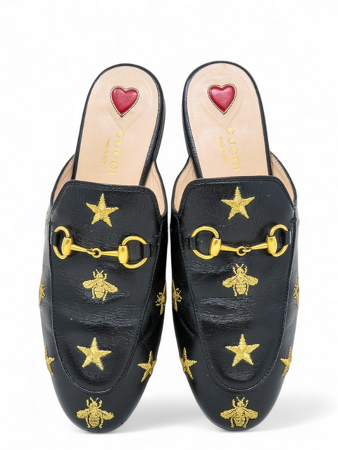 Mules "1955 Horsebit Accent Leather Mules"