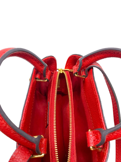 Bolso "Montaigne Nano Monogram Empreinte Cerise"