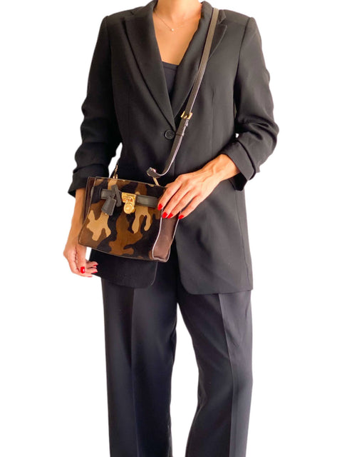 Bolso "Hamilton Small Calf Hair Traveler Camouflag"