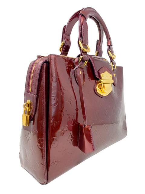 Bolso "Monogram Vernis Melrose Avenue Amarante"