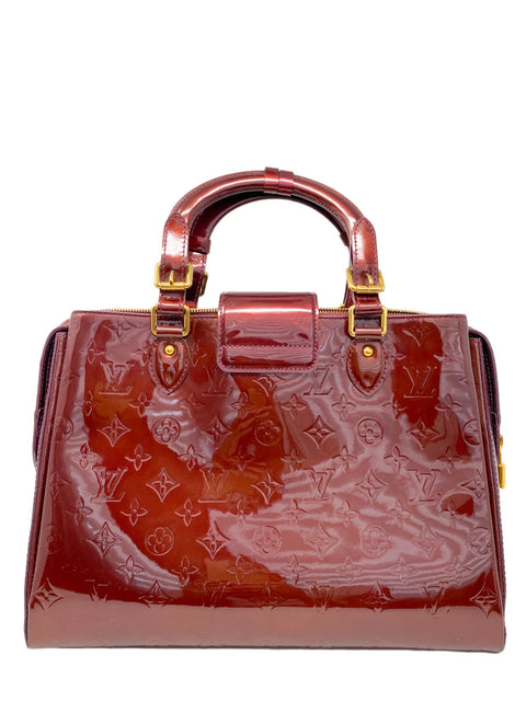 Bolso "Monogram Vernis Melrose Avenue Amarante"