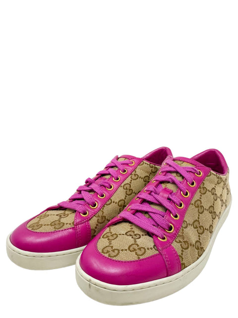 Tenis "GG Supreme Canvas Low Top Sneakers"