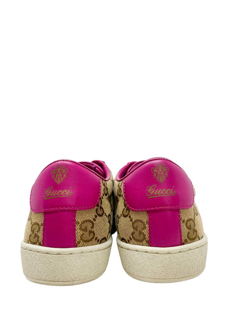 Tenis "GG Supreme Canvas Low Top Sneakers"