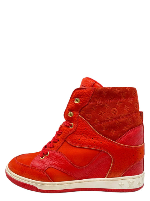 Tenis "Leather Wedge Sneakers"