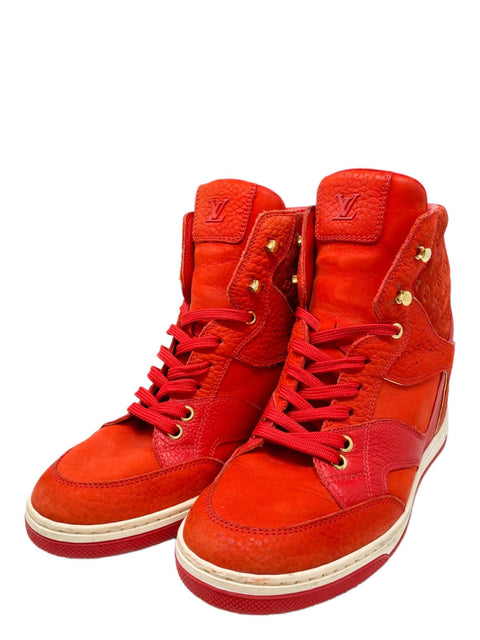 Tenis "Leather Wedge Sneakers"