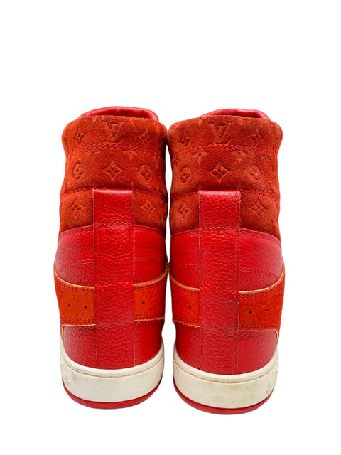 Tenis "Leather Wedge Sneakers"