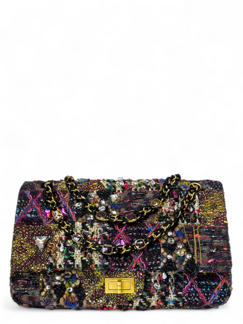 Bolso "Tweed Embellished Paris-Byzance Lesage 2,55 Reissue"